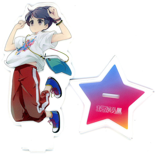 Rin Shima Yuru Camp Manga Time Kirara Exhibition FINAL Main Visual Acrylic Stand Figure [USED]