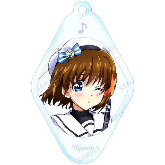 Hayate Yagami A Brass Band Ver. Magical Girl Lyrical Nanoha Series Illustration Trading Acrylic Keychain [USED]