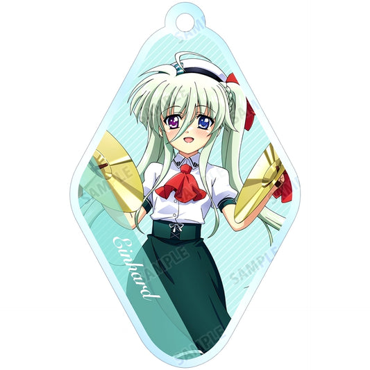 Einhart Stratos B Brass Band Ver. Magical Girl Lyrical Nanoha Series Illustration Trading Acrylic Keychain [USED]