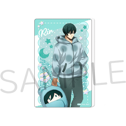 Rin Itoshi Glitter Acrylic Block Kurumi Pajamas Ver. Blue Lock [USED]