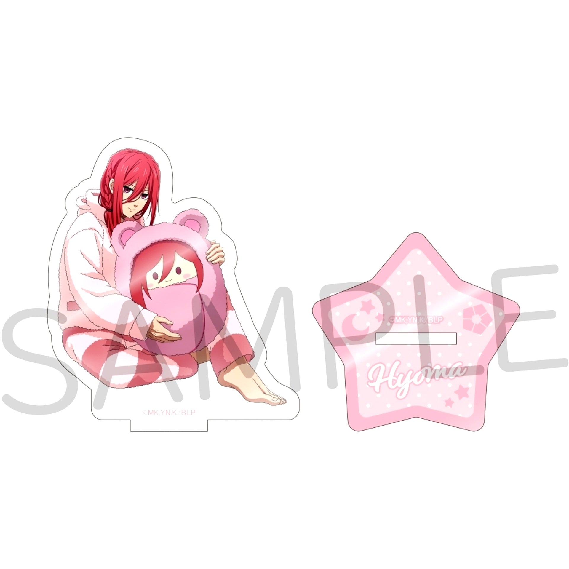 Hyoma Chigiri Regular Proportion Acrylic Stand Kurumi Pajama Ver. Blue Lock [USED]
