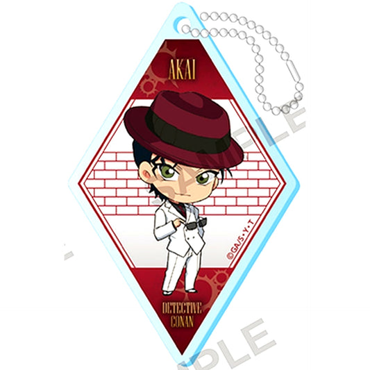 Shuichi Akai Detective Conan Niitengo Acrylic Keychain Old Suit 2nd Ver. [USED]