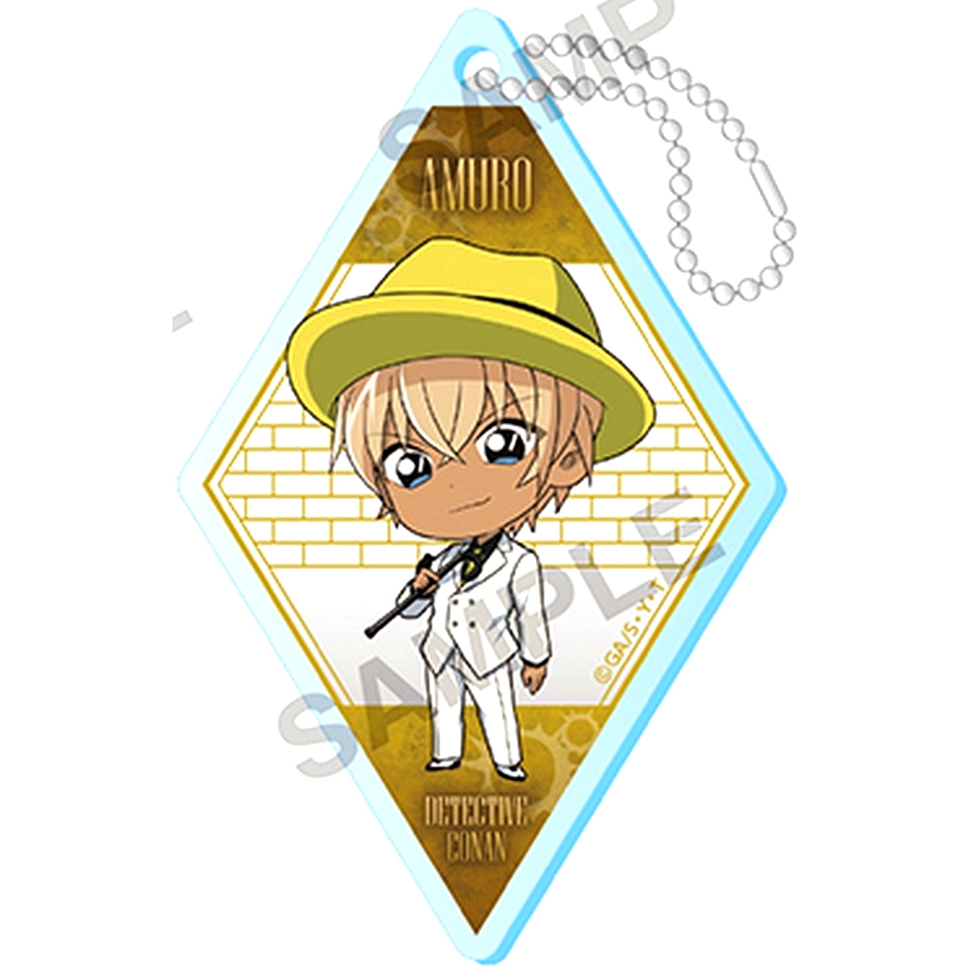 Toru Amuro Detective Conan Niitengo Acrylic Keychain Old Suit 2nd Ver. [USED]