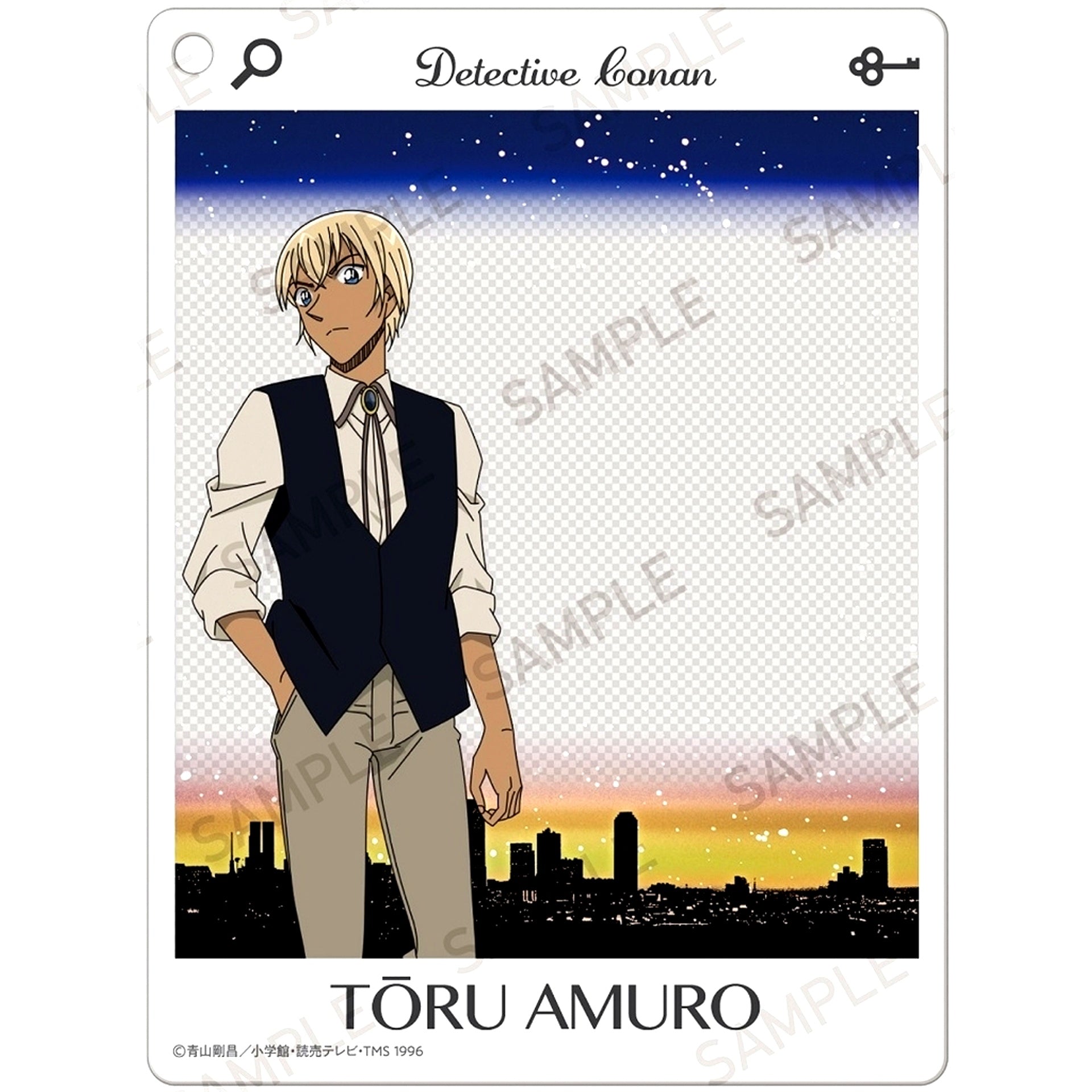 Toru Amuro Detective Conan Frame Acrylic Keychain Night View Ver. [USED]