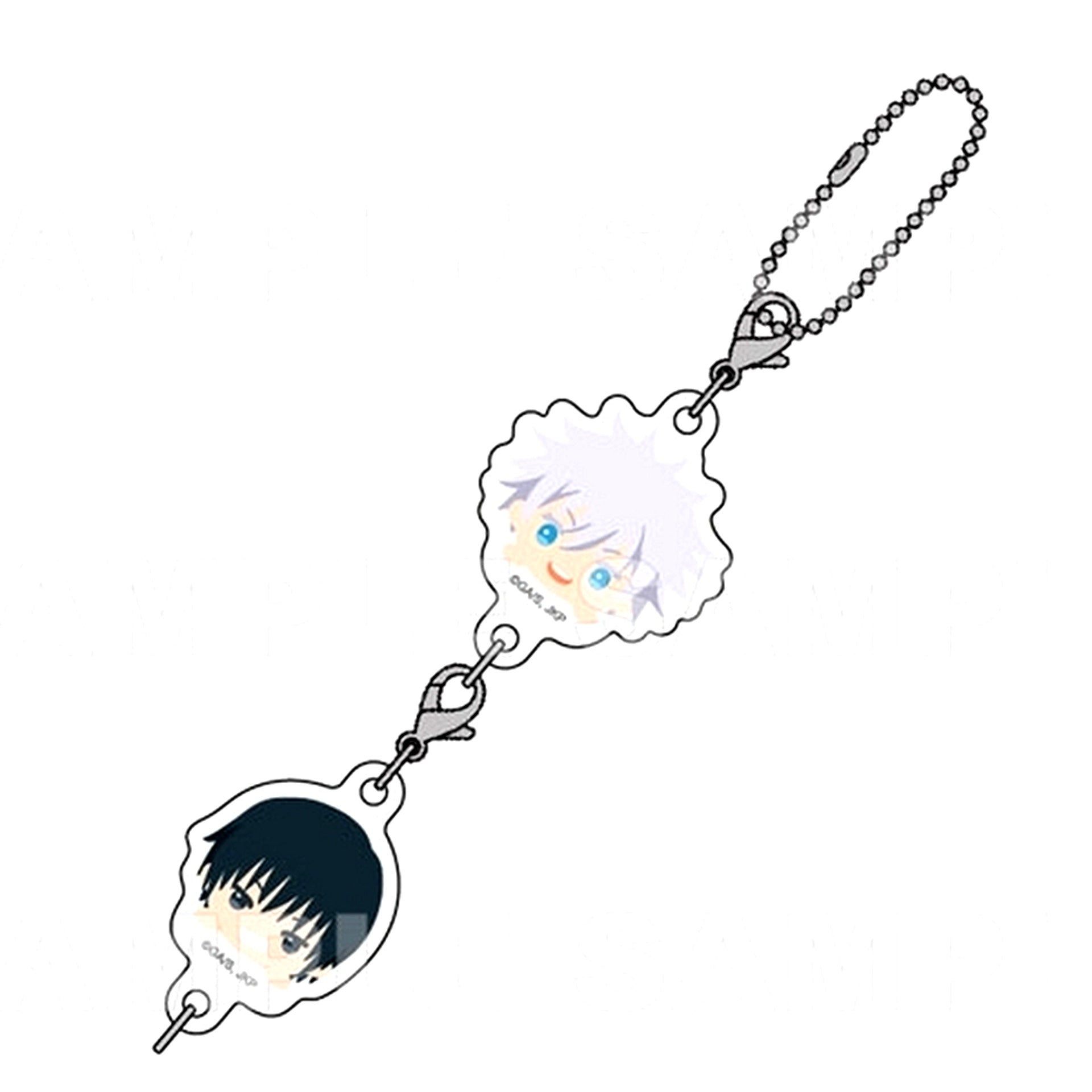 Satoru Gojo & Toji Fushiguro Jujutsu Kaisen Chocotte Connecting Acrylic Keychain Hidden Inventory Premature Death [USED]
