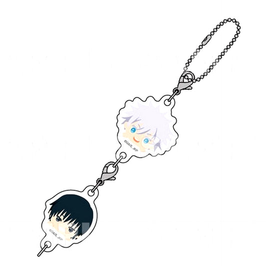 Satoru Gojo & Toji Fushiguro Jujutsu Kaisen Chocotte Connecting Acrylic Keychain Hidden Inventory Premature Death [USED]