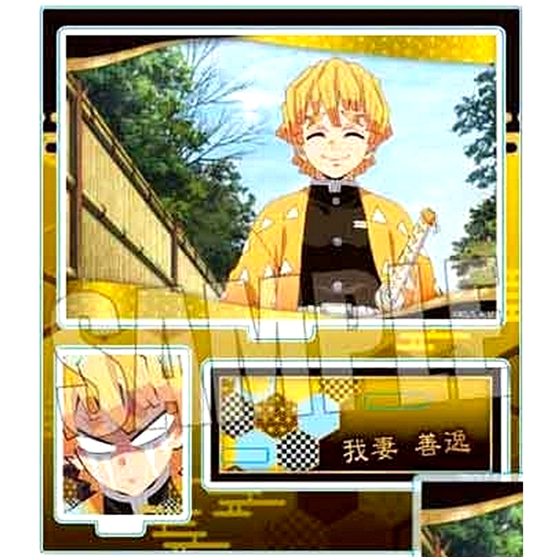 Zenitsu Agatsuma BIG Memories Acrylic Stand Demon Slayer Hashira Training Arc [USED]