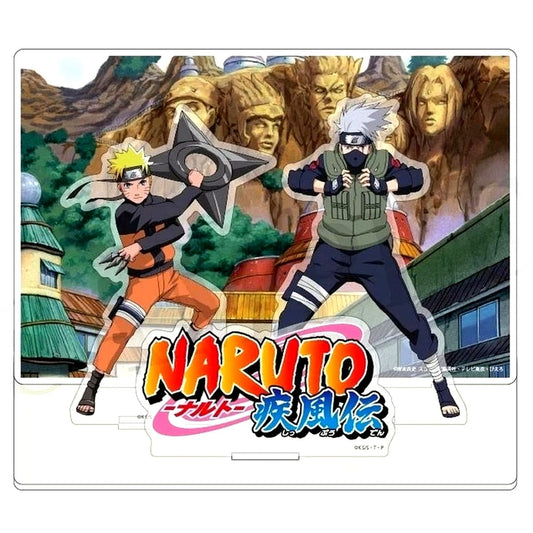 Naruto Uzumaki, Kakashi Hatake Naruto: Shippuden Acrylic Diorama [USED]
