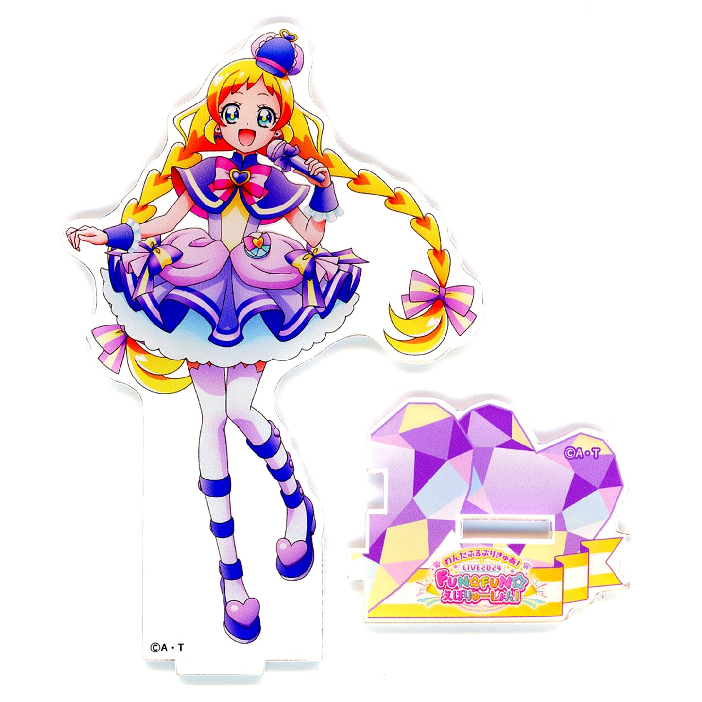Cure Friendy Good Friends Acrylic Stand Wonderful Precure! Live 2024 Fun Fun Evolution! [USED]