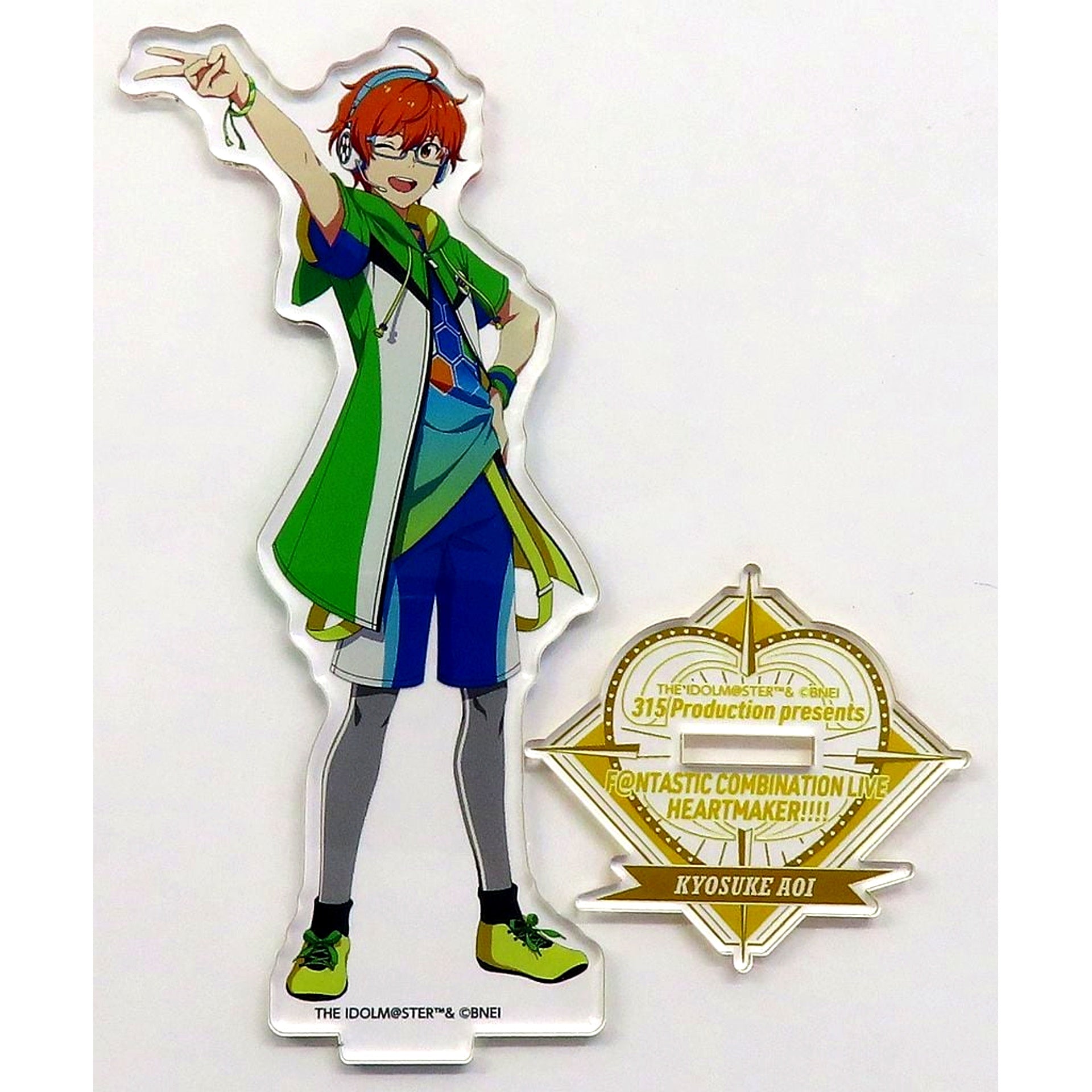 Kyosuke Aoi The Idolm@ster SideM Official Acrylic Stand FANTASTIC COMBINATION LIVE HEARTMAKER!!!! [USED]