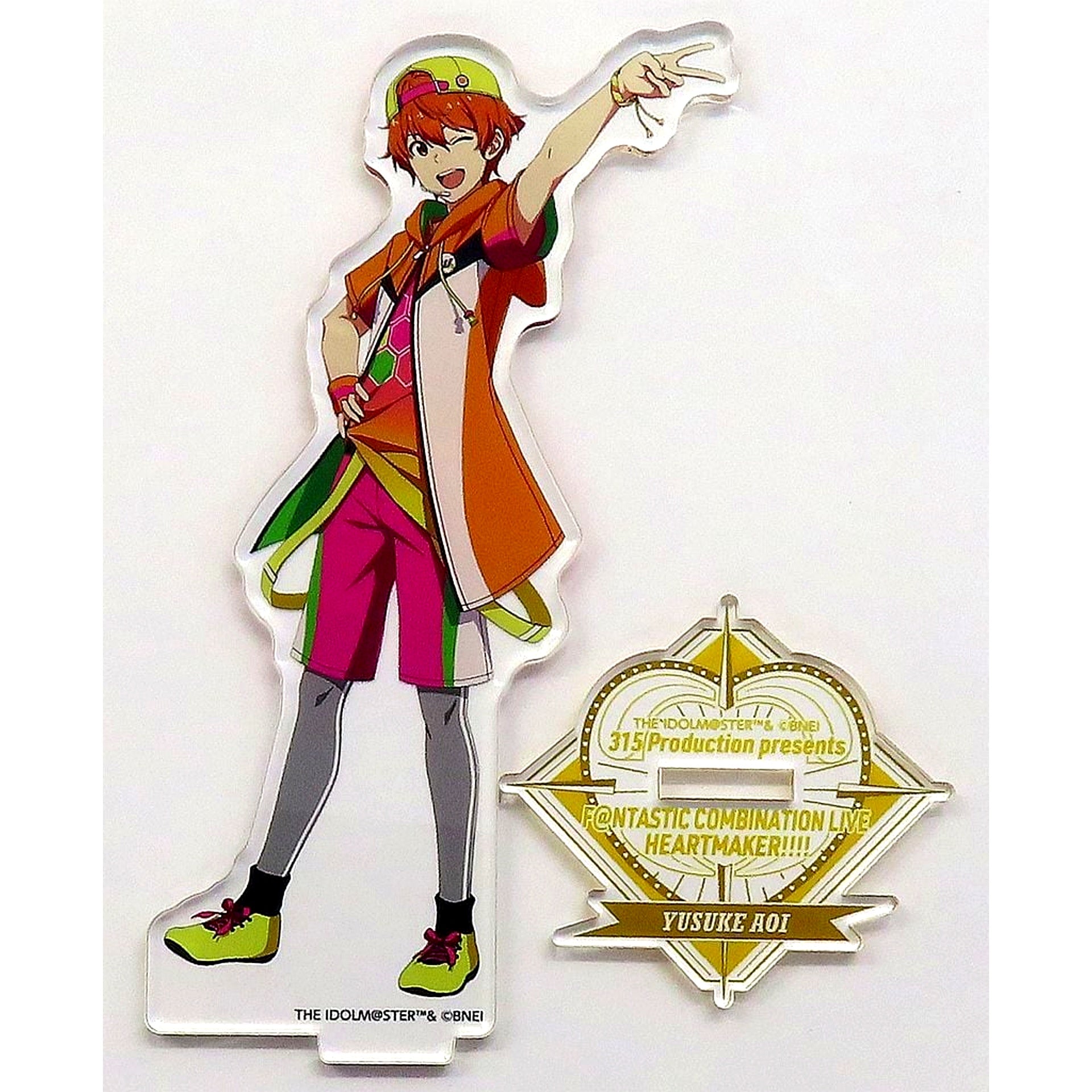 Yusuke Aoi The Idolmaster SideM F@NTASTIC COMBINATION LIVE HEARTMAKER!!!! Official Acrylic Stand [USED]