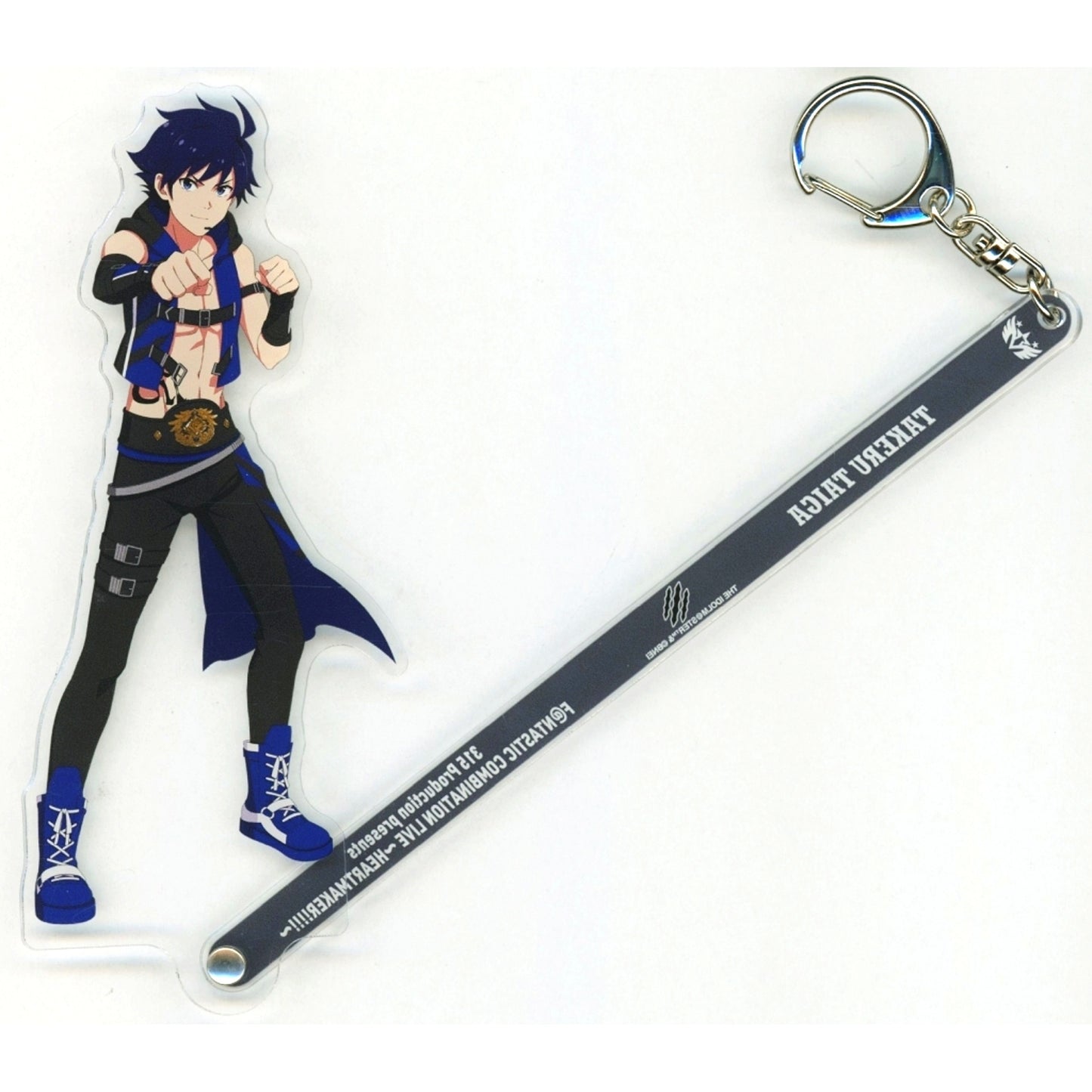 Takeru Taiga Official Stick Keychain The Idolmaster SideM 315 Production presents Fantastic COMBINATION LIVE HEARTMAKER!!!! [USED]