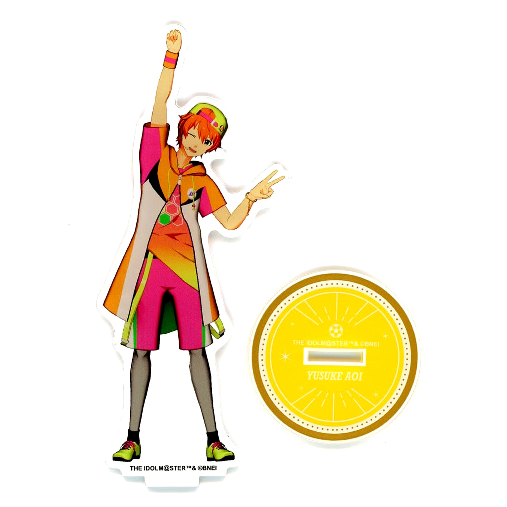 Yusuke Aoi The Idolmaster SideM Commemorative Official Acrylic Stand F@NTASTIC COMBINATION LIVE HEARTMAKER!!!! [USED]