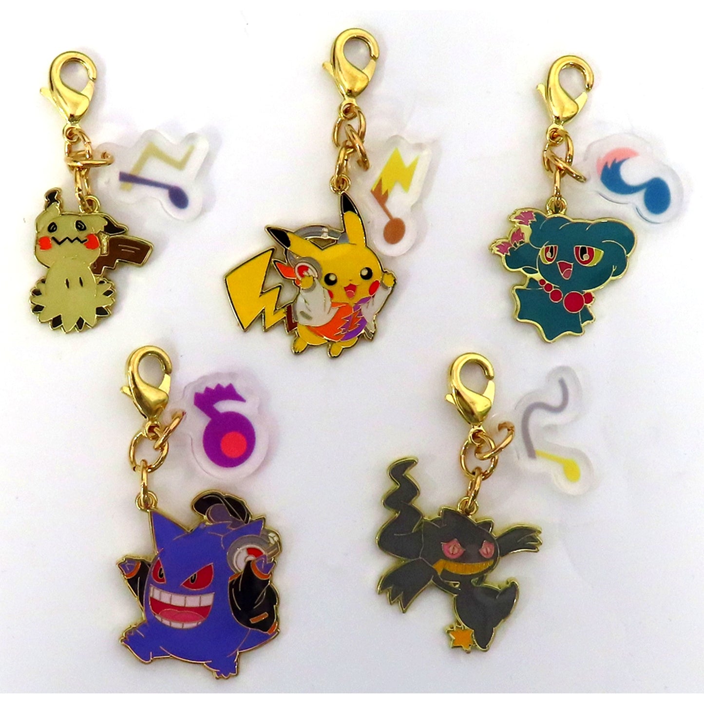 Group Pokemon Charm Set Pokemon Jumping Halloween Party 2024 Universal Studios Japan Limited [USED]