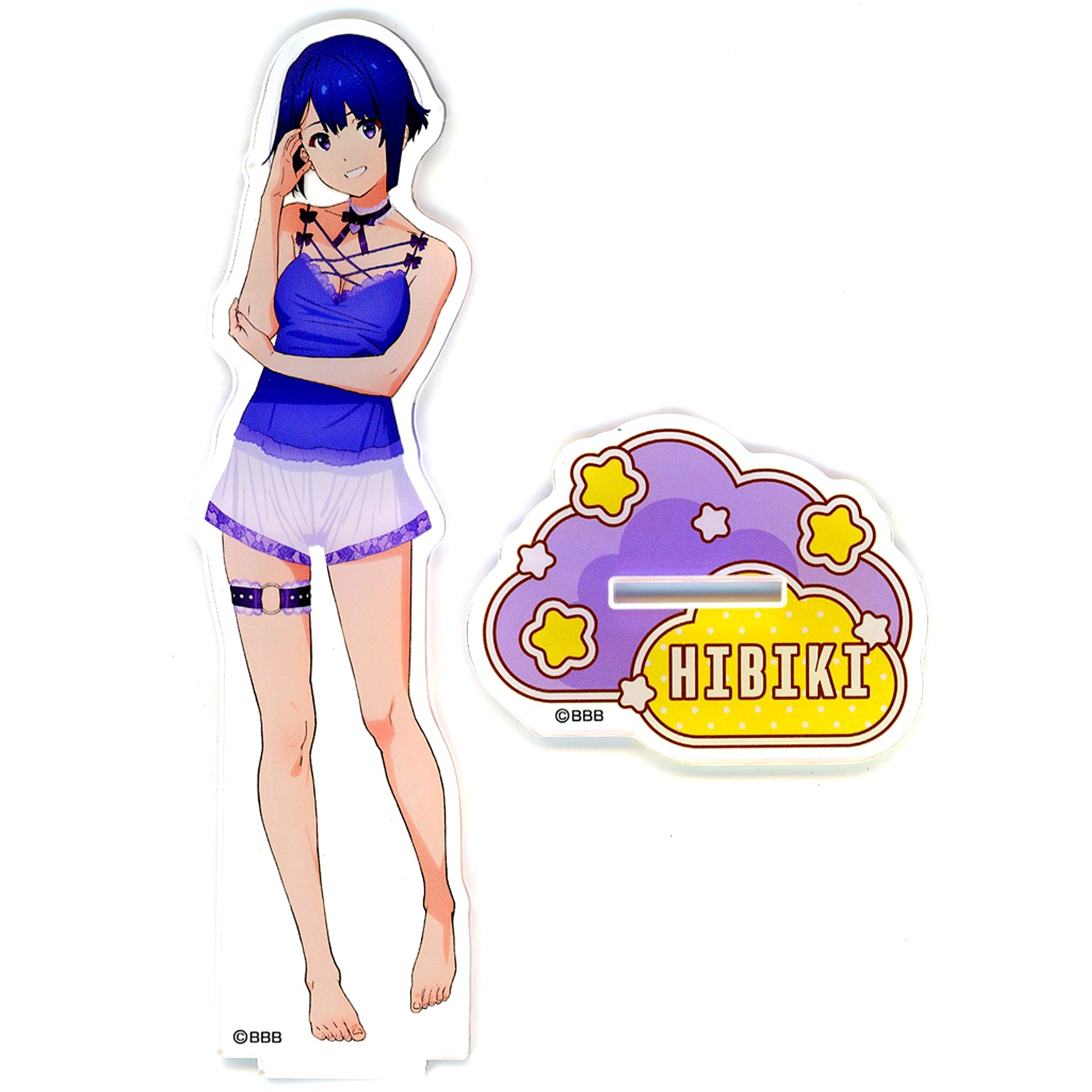 Hibiki Rio Baby Doll Ver. Illustration BIG Acrylic Stand Brave Bang Bravern! x Don Quijote [USED]