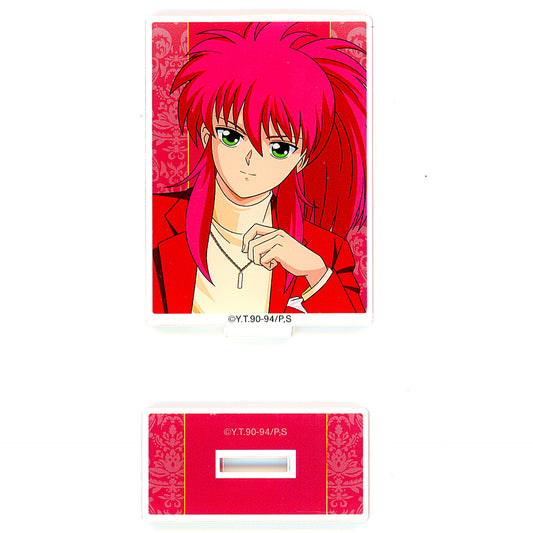 Kurama Upper Body Trading Acrylic Stand Yu Yu Hakusho Pop-up Shop in Ito-Yokado Illustration Throne Ver. [USED]