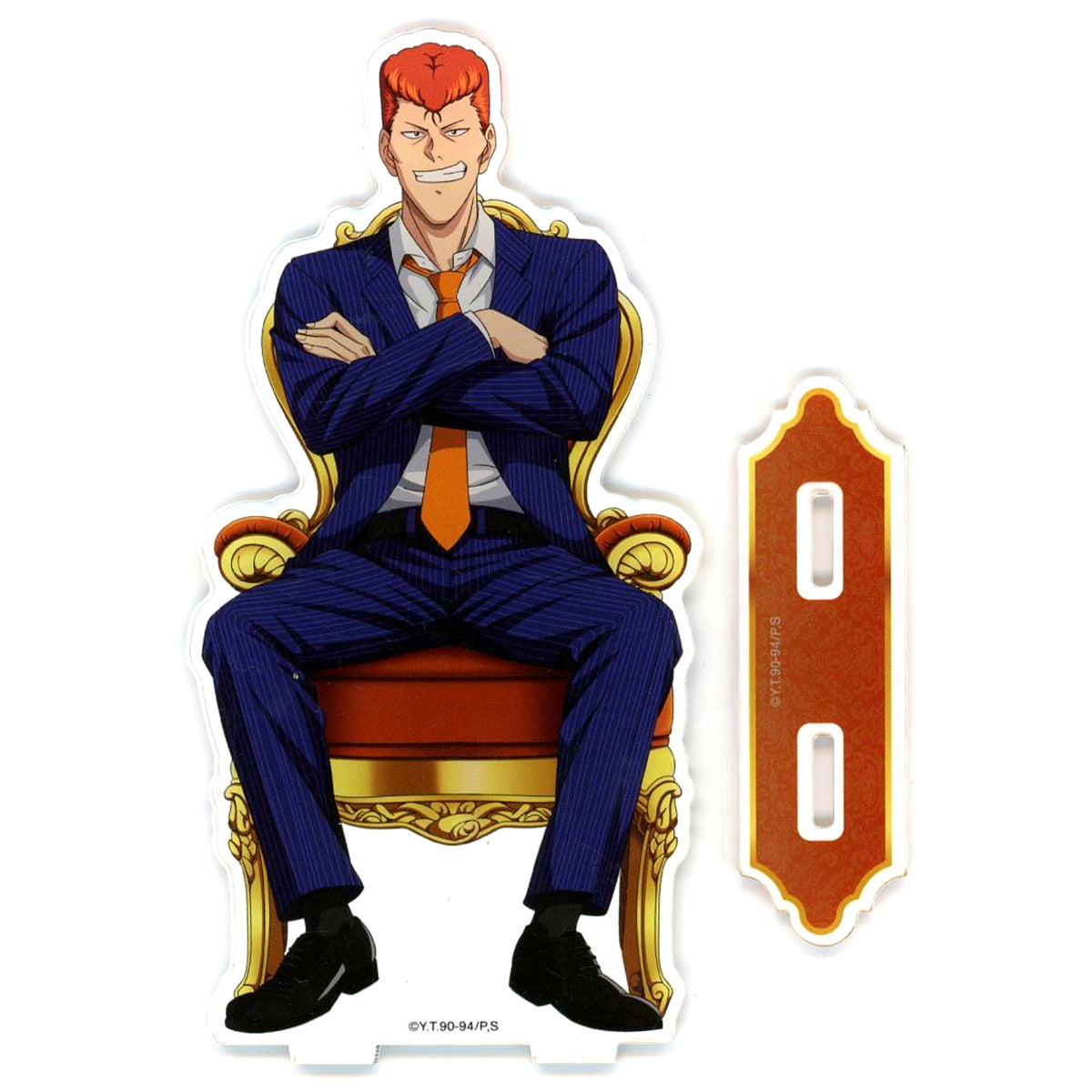 Kazuma Kuwabara Yu Yu Hakusho POP UP SHOP in Ito-Yokado Illustration Throne Ver. BIG Acrylic Stand [USED]