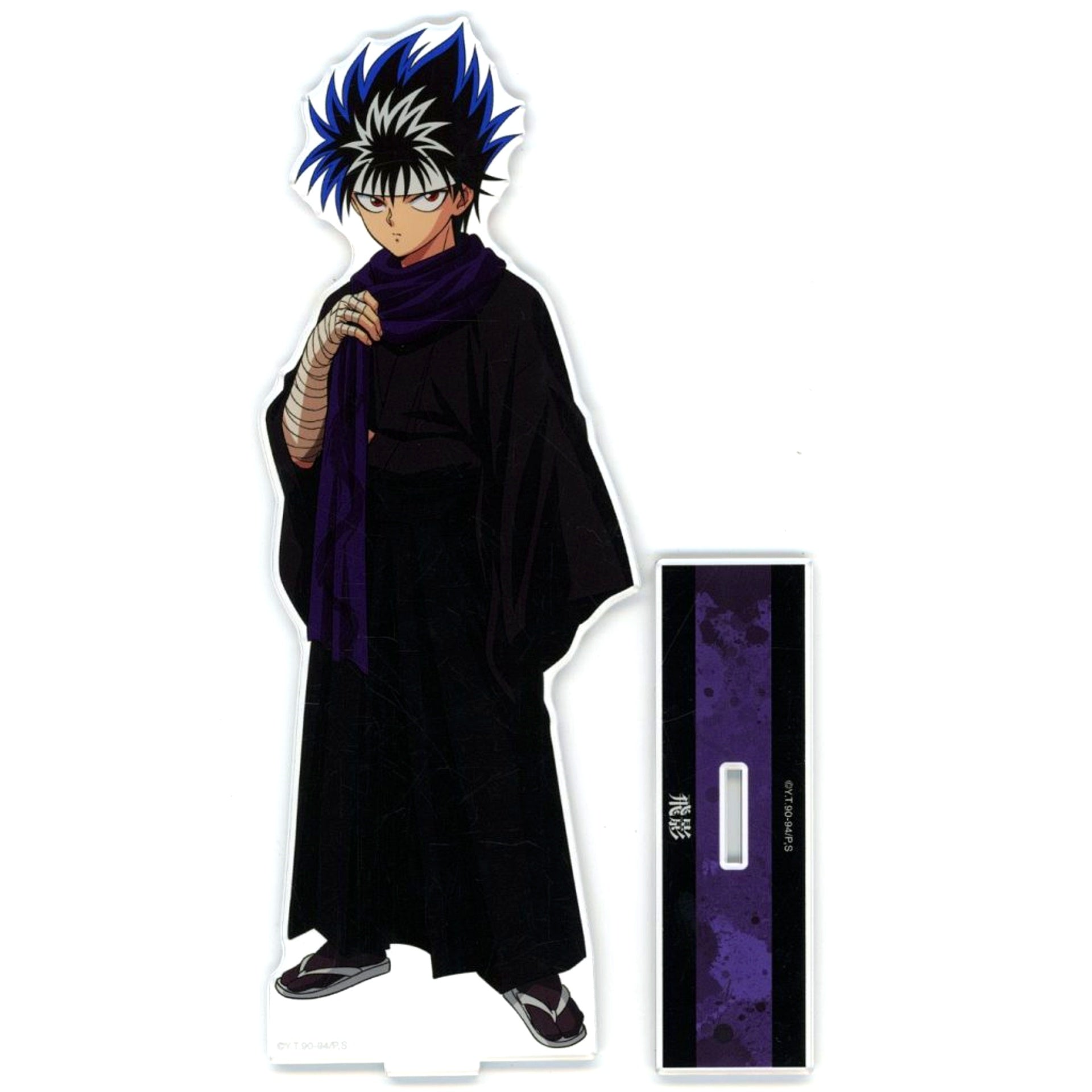Hiei Hakama Ver. Illustration Extra Large Acrylic Stand Yu Yu Hakusho Pop-up Shop in Ito-Yokado [USED]
