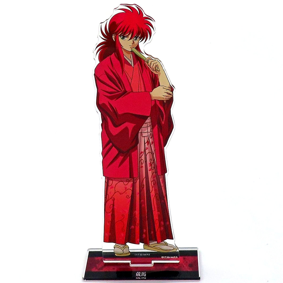 Kurama Hakama Ver. Illustration Extra Large Acrylic Stand Yu Yu Hakusho POP UP SHOP in Ito-Yokado [USED]