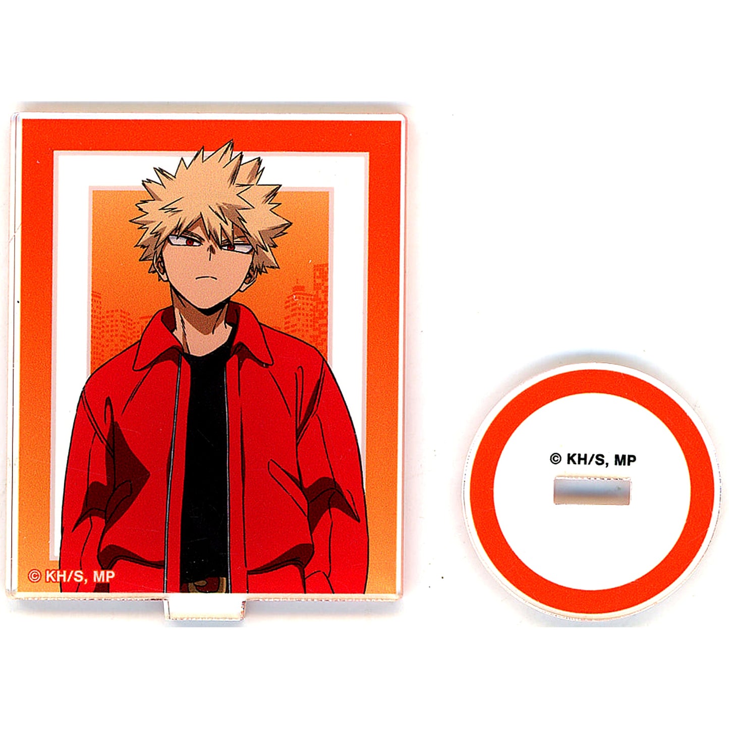 Katsuki Bakugo My Hero Academia x RED TOKYO TOWER Newly Drawn Commemorative Photo Shoot Ver Trading Acrylic Stand Upper Body [USED]