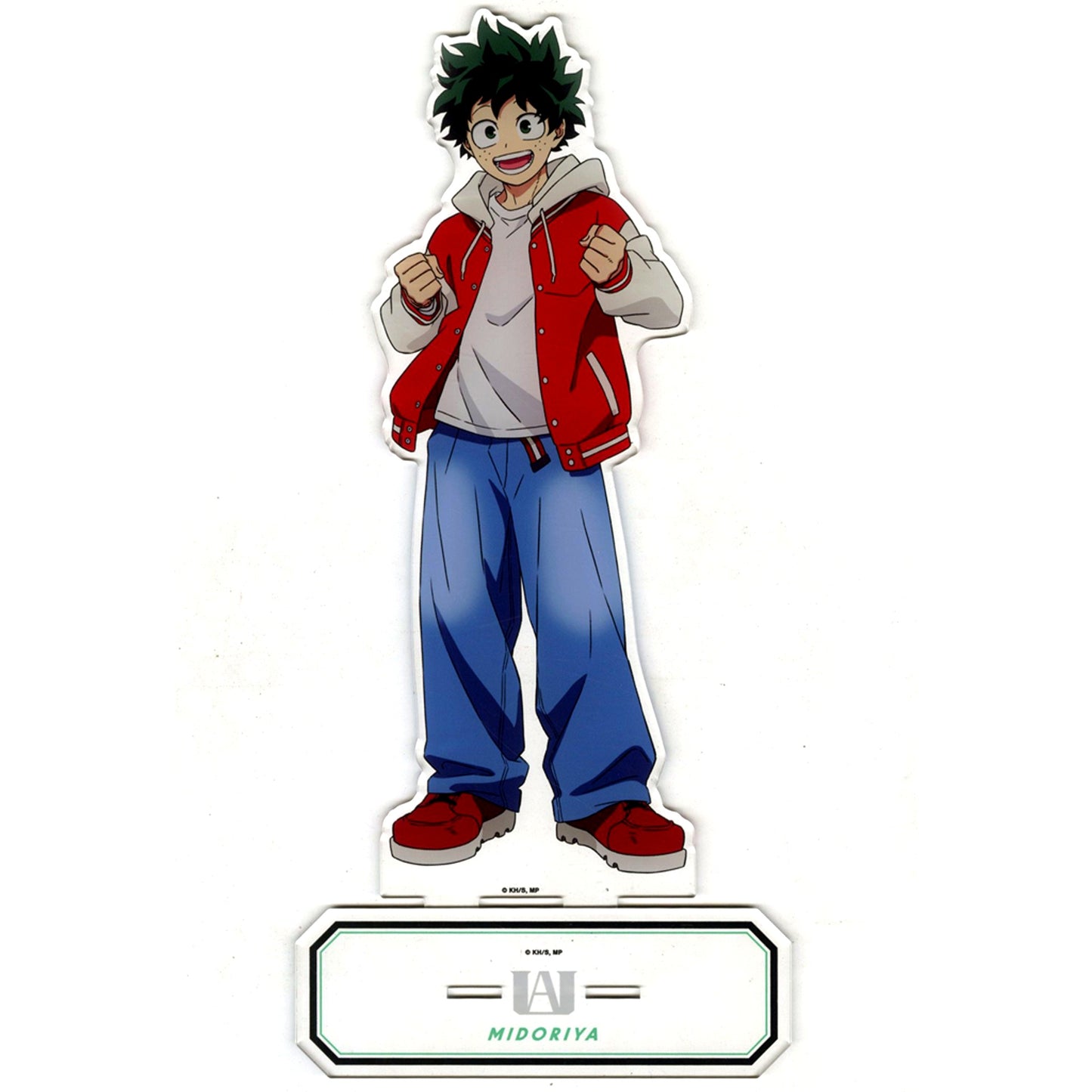 Izuku Midoriya Newly Drawn Commemorative Photo Ver. Extra Large Acrylic Stand My Hero Academia x RED TOKYO TOWER [USED]