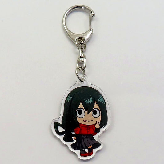 Tsuyu Asui My Hero Academia RED TOKYO TOWER Chibi Red Casual Clothes Ver. Acrylic Keychain [USED]