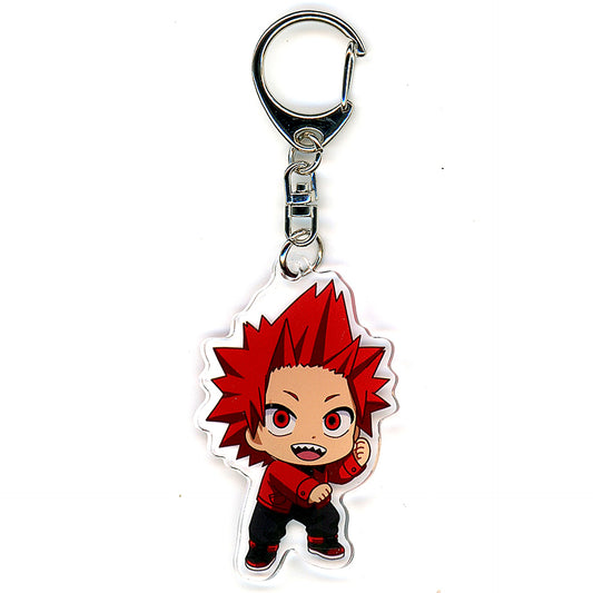 Eijiro Kirishima My Hero Academia x RED TOKYO TOWER Trading Chibi Character Red Casual Clothes Ver. Acrylic Keychain [USED]