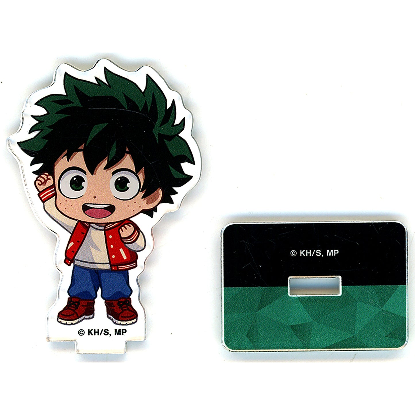 Izuku Midoriya My Hero Academia x RED TOKYO TOWER Trading Chibi Character Red Casual Clothes Ver. Acrylic Stand [USED]