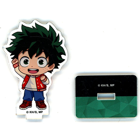 Izuku Midoriya My Hero Academia x RED TOKYO TOWER Trading Chibi Character Red Casual Clothes Ver. Acrylic Stand [USED]