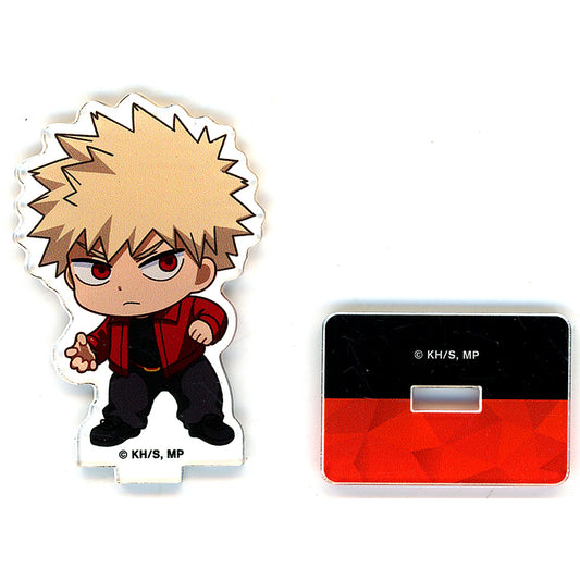 Katsuki Bakugo My Hero Academia x RED TOKYO TOWER Trading Chibi Character Red Casual Clothes Ver. Acrylic Stand [USED]