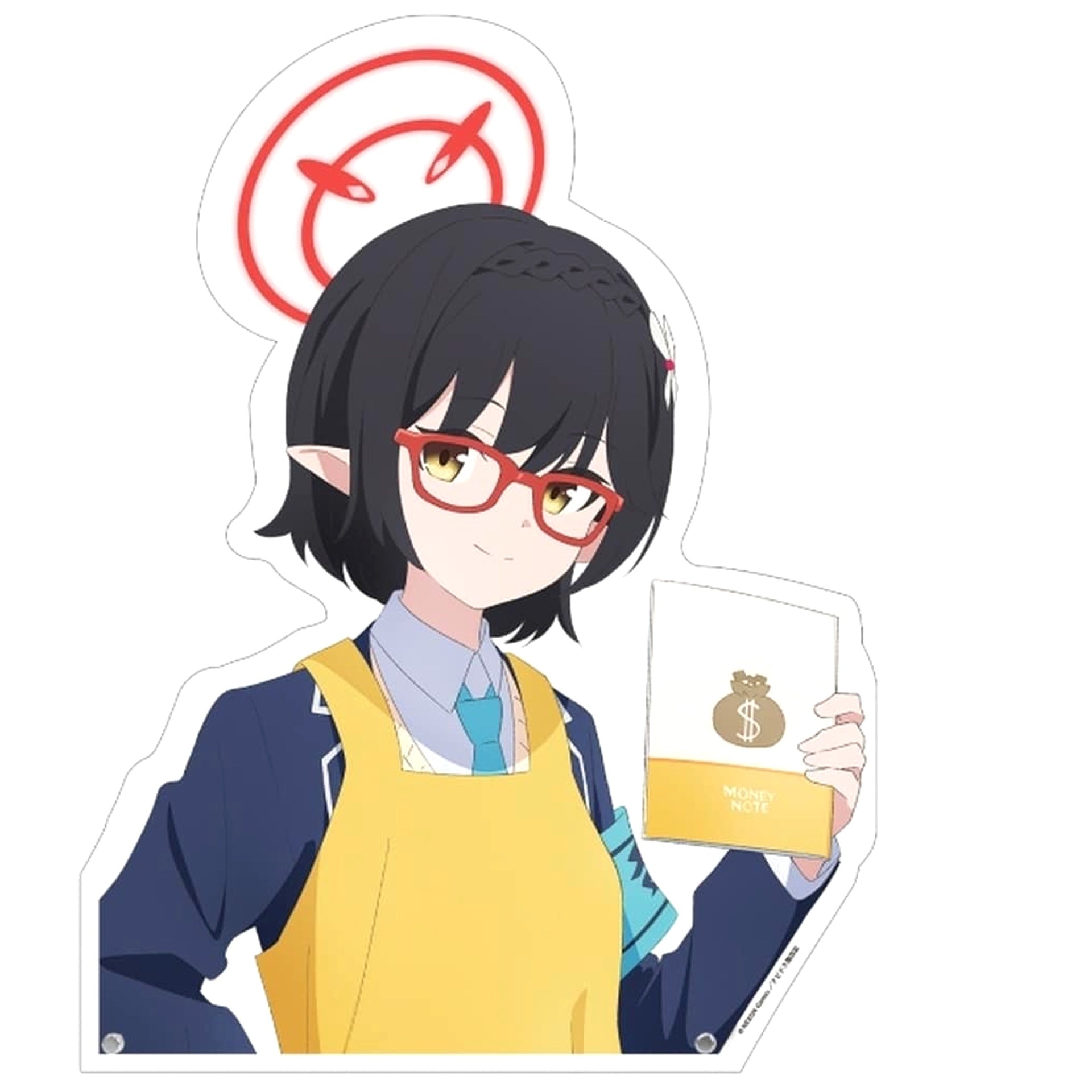 Blue Archive the Animation Ayane Okusora Original Illustration Shop Clerk Ver. Extra-Large Die-Cut Acrylic Panel Pop Up Store in Loft Limited Acrylic Stands [USED]