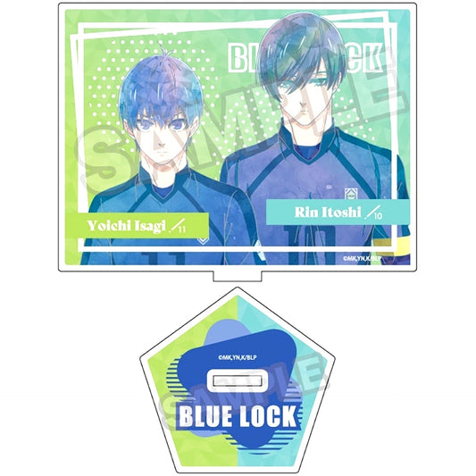 Yoichi Isagi & Rin Itoshi Jewel Flash vol.3 Acrylic Stand Blue Lock [USED]