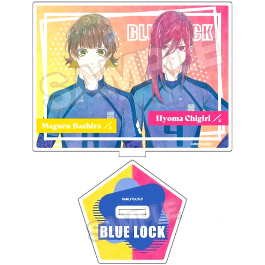 Meguru Bachira and Hyoma Chigiri Jewel Flash Vol.3 Acrylic Stand Blue Lock [USED]