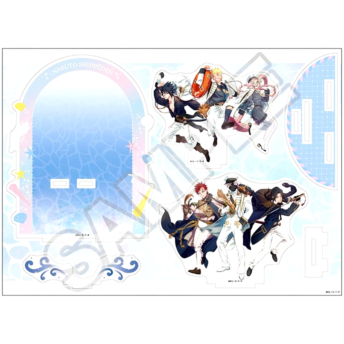 Group Marine Look Acrylic Stand Diorama Naruto: Shippuden [USED]