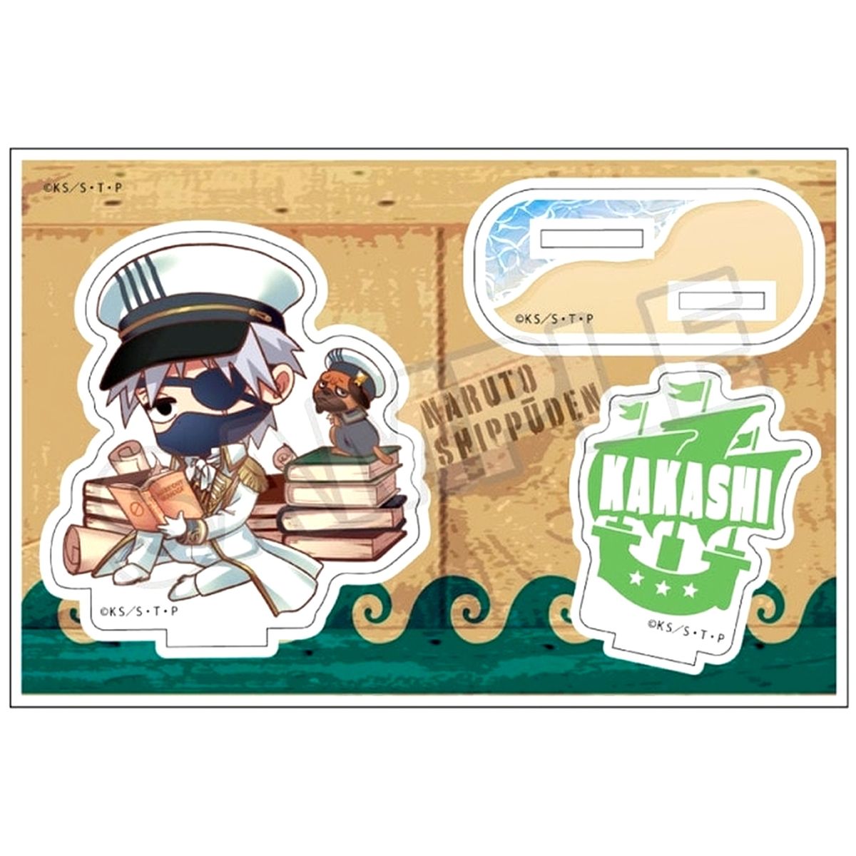 Kakashi Hatake Naruto: Shippuden petitry Marine Look Acrylic Stand [USED]