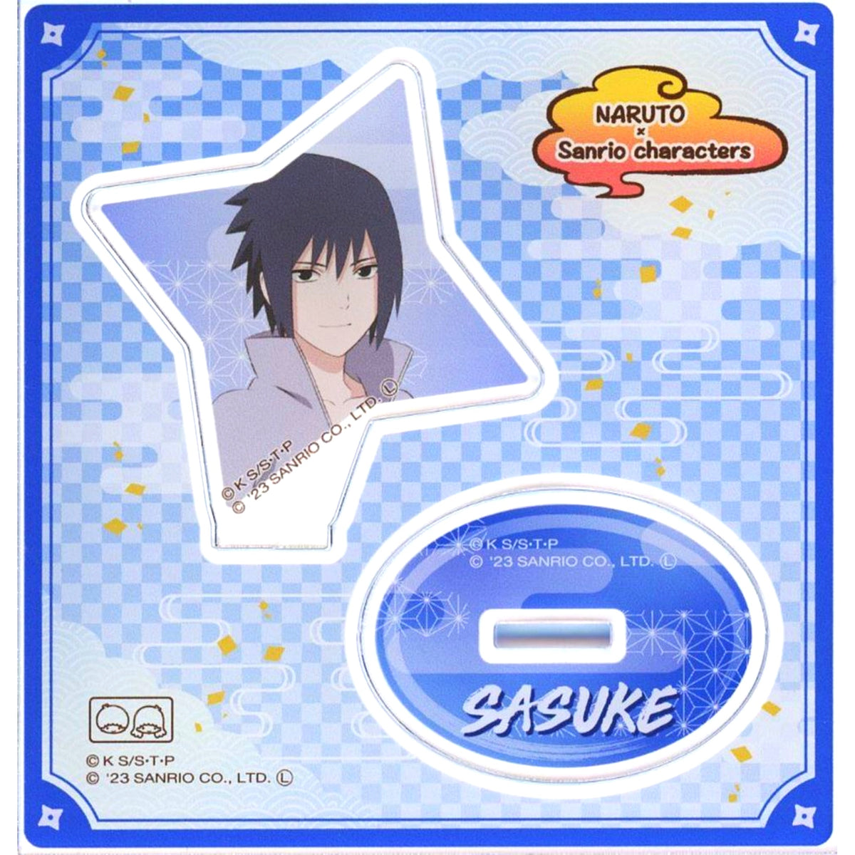 Sasuke Uchiha Naruto Shippuden x Sanrio Characters Acrylic Stand [USED]