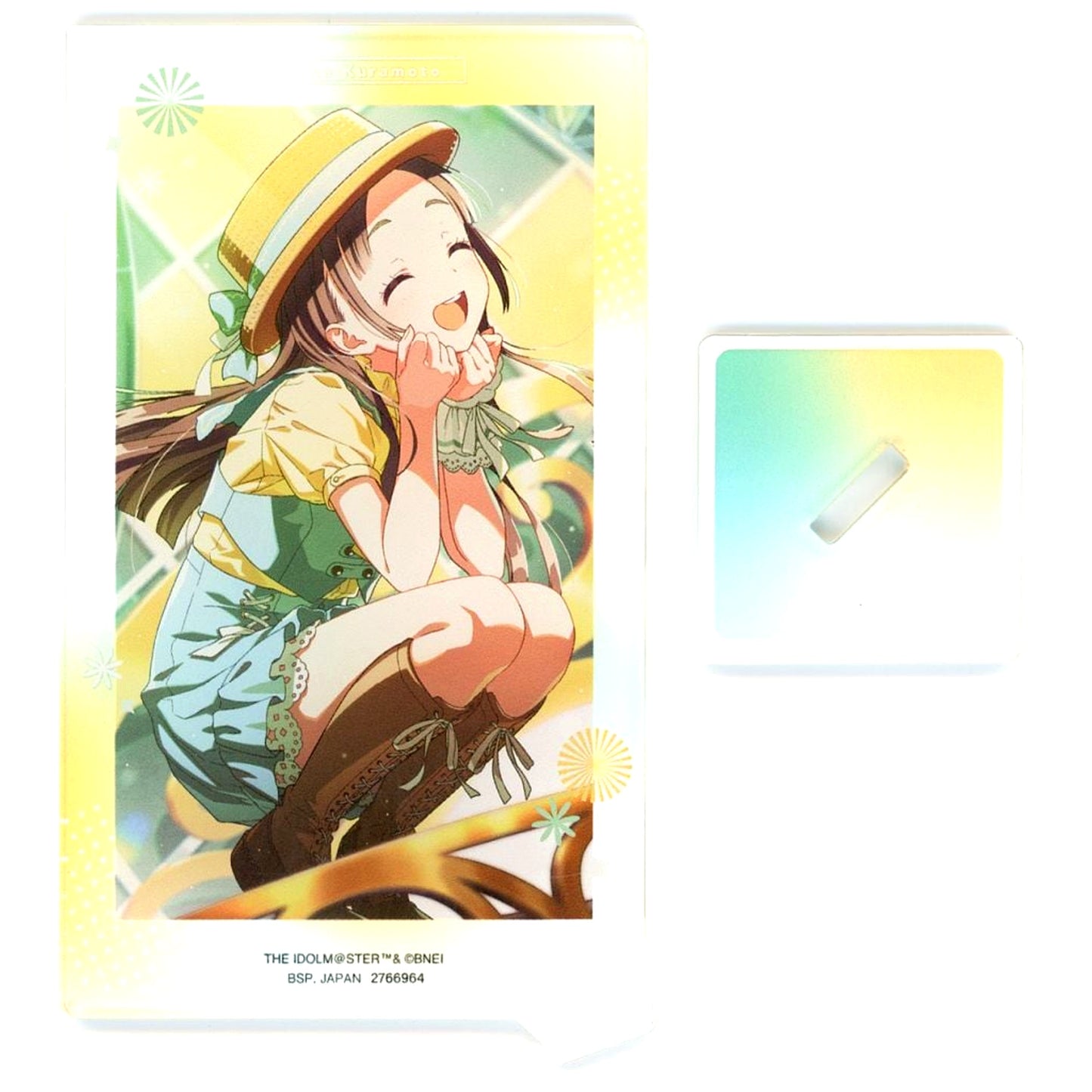 China Kuramoto Gakuen Idolmaster Art Acrylic Plate with Stand vol.2 [USED]