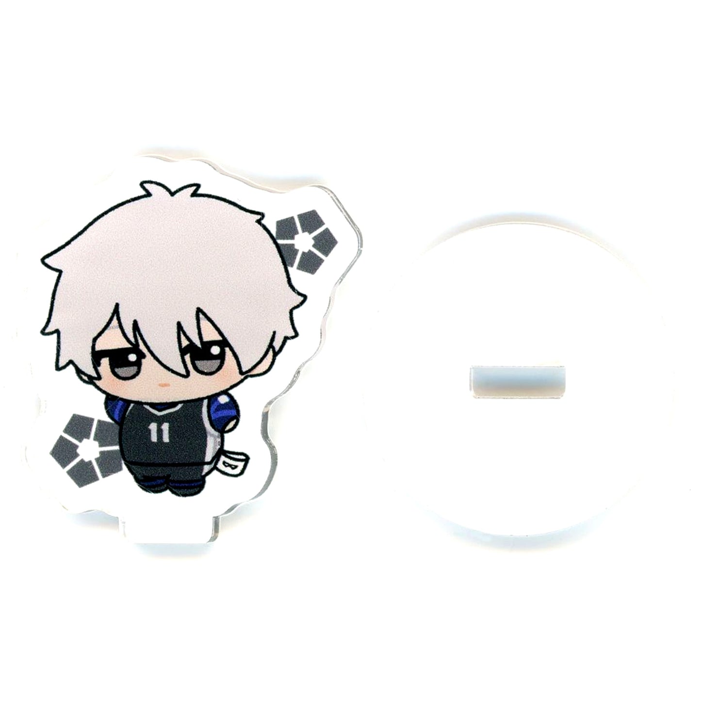 Seishiro Nagi Chibi Gurumi Pose! Acrylic Plate with Stand Blue Lock [USED]