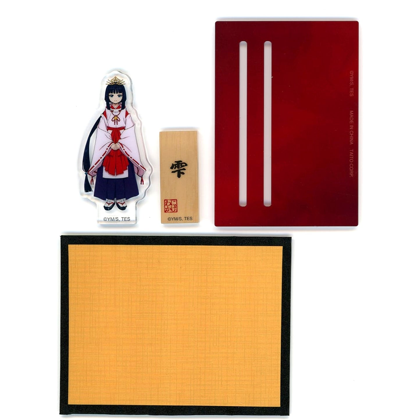 Shizuku The Elusive Samurai Mini Acrylic Stand with Gold Folding Screen [USED]