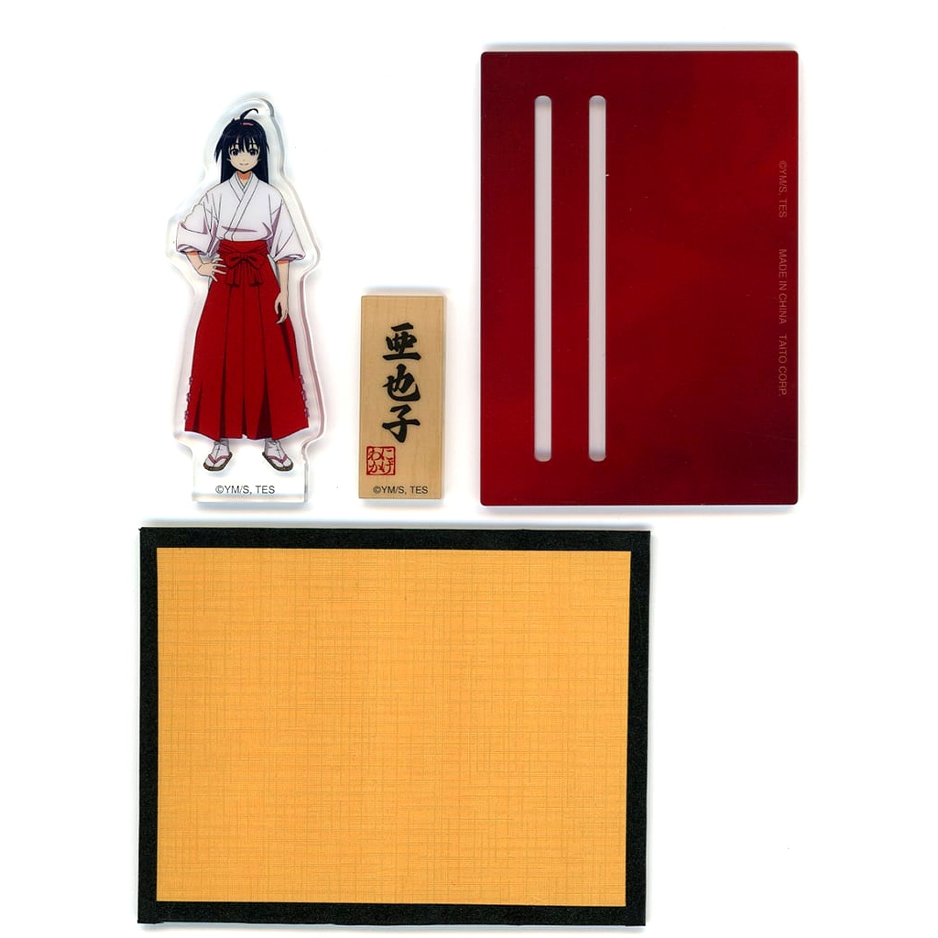 Ayako The Elusive Samurai Mini Acrylic Stand with Gold Folding Screen [USED]