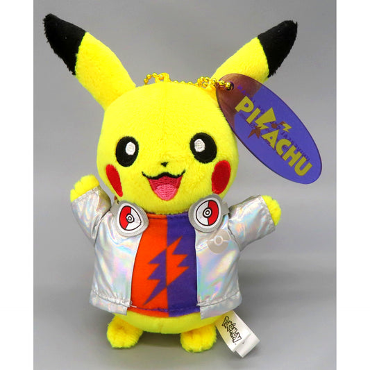DJ Pikachu Pokemon Plush Keychain Pokemon Jumpin Halloween Party 2024 Universal Studios Japan Limited [USED]