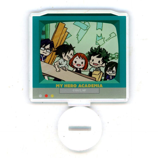 Tenya Iida, Hanta Sero, Ochako Uraraka, Izuku Midoriya & Tsuyu Asui My Hero Academia Graph Art Trading Acrylic Petit Stand [USED]