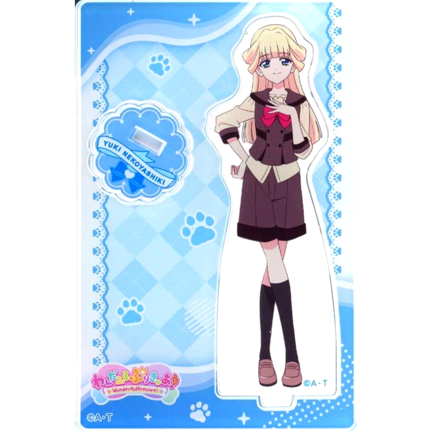 Yuki Nekoyashiki Wonderful Precure Mini Acrylic Stand Vol. 3 Human Ver. Uniform [USED]