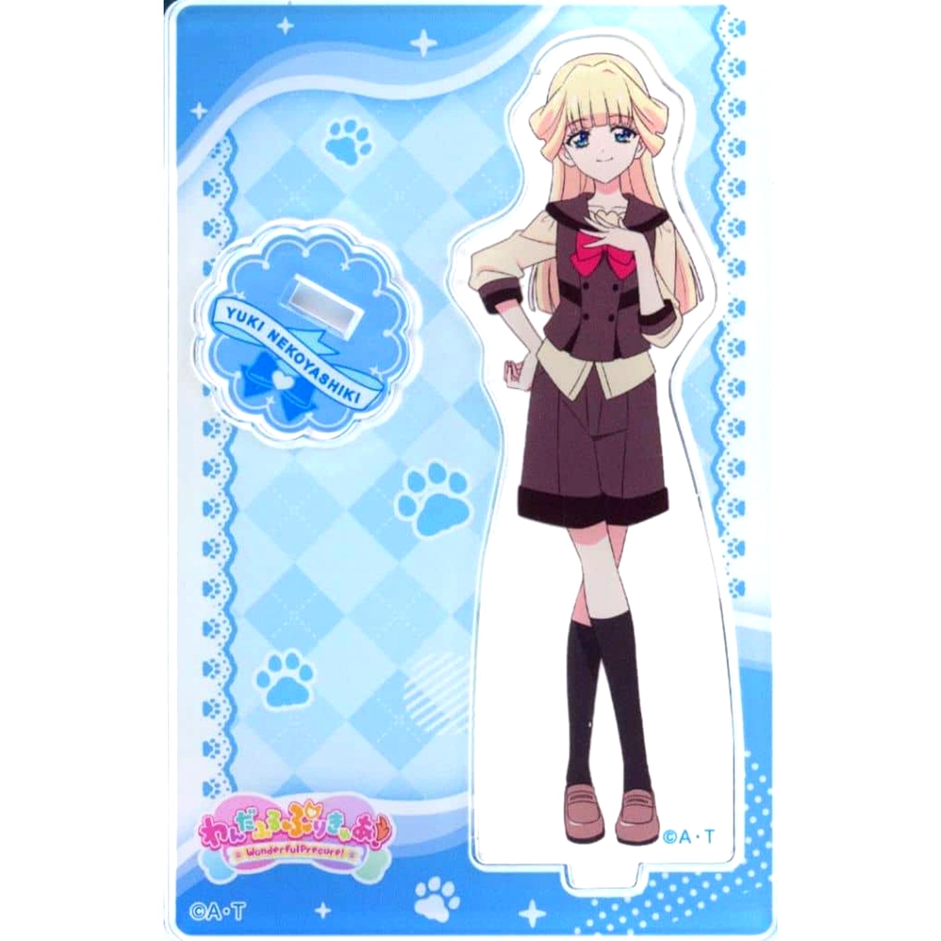 Yuki Nekoyashiki Wonderful Precure Mini Acrylic Stand Vol. 3 Human Ver. Uniform [USED]