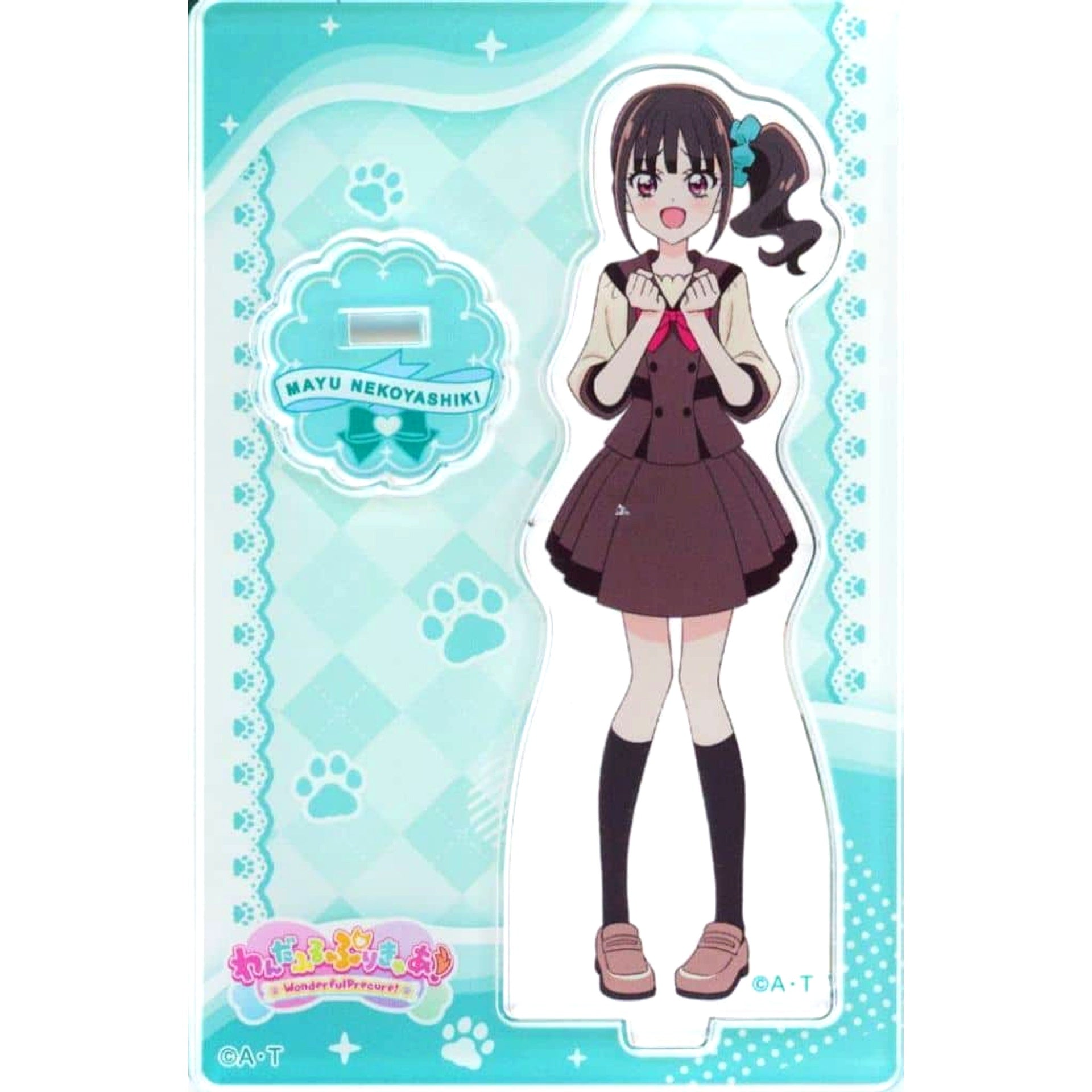Mayu Nekoyashiki Wonderful Precure Mini Acrylic Stand Vol.4 School Uniform [USED]