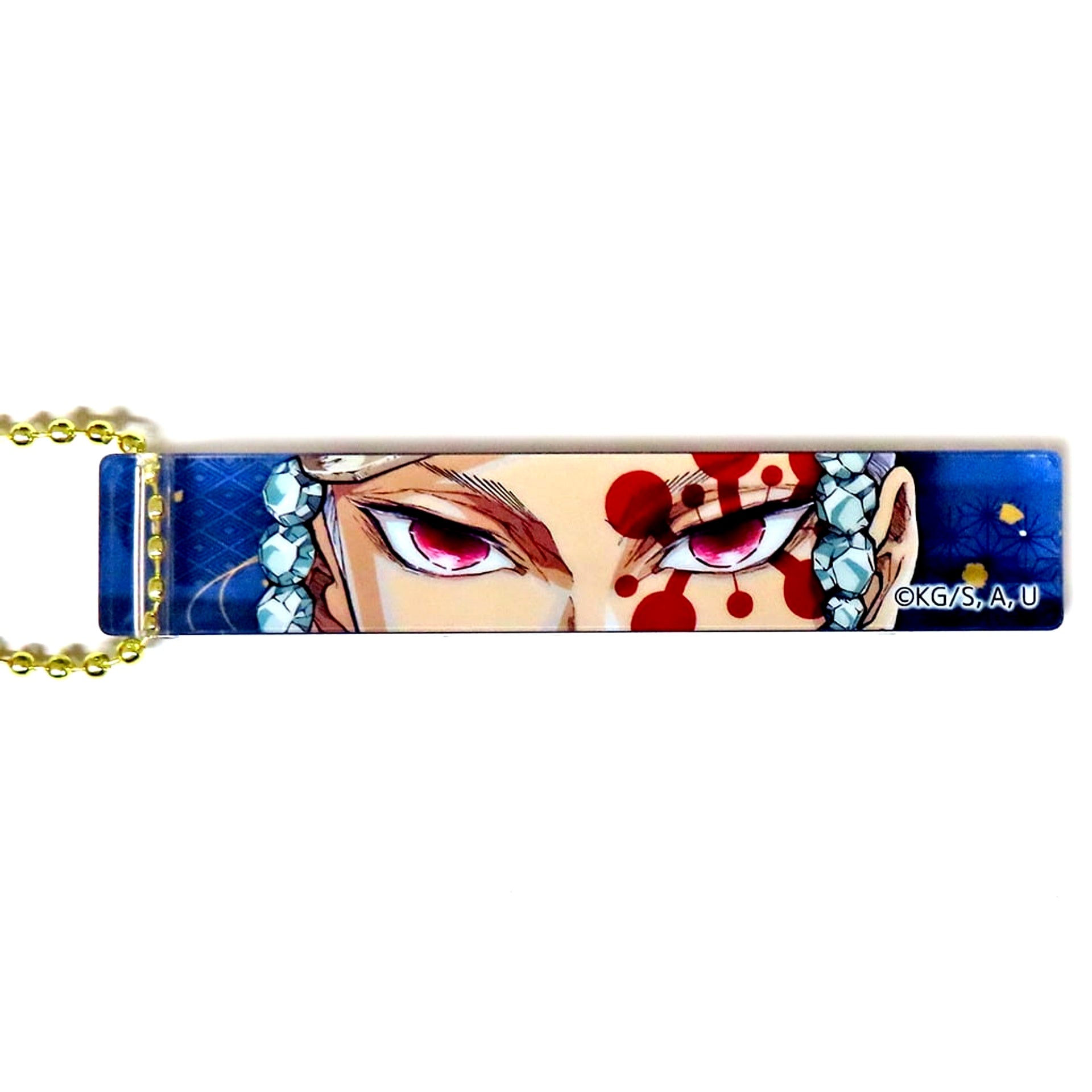 Tengen Uzui Demon Slayer Hashira Exhibition Random Block Keychain [USED]