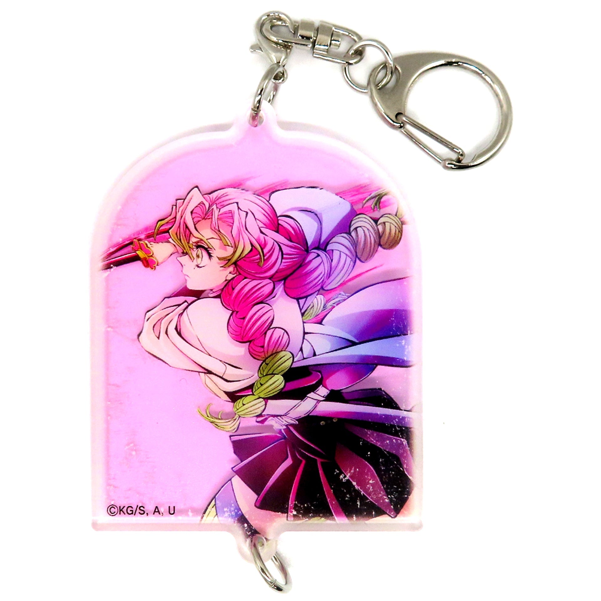 Mitsuri Kanroji Anime Demon Slayer Connecting Random Acrylic Charm Hashira Exhibition And to the Infinity Castle [USED]