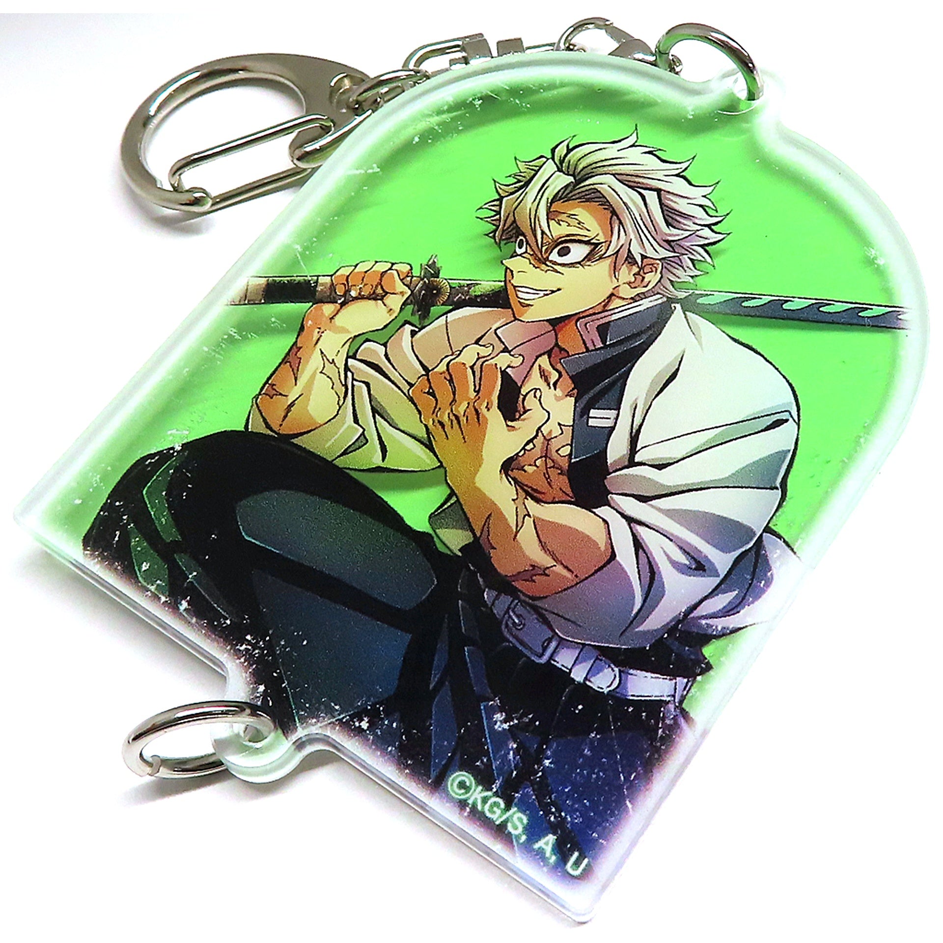 Sanemi Shinazugawa Demon Slayer Hashira Exhibition -To the Infinity Castle- Connecting Random Acrylic Charm [USED]