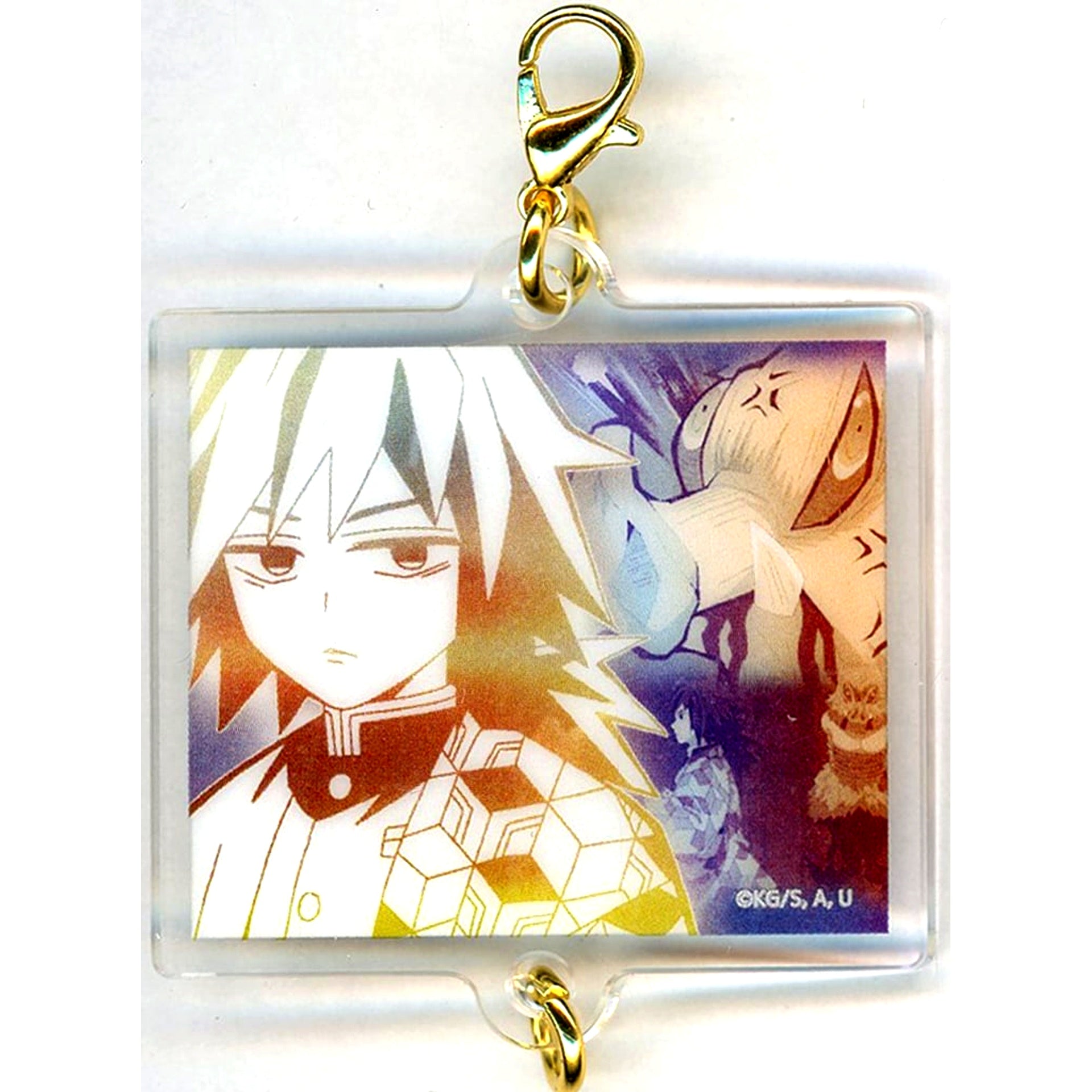 Giyu Tomioka Design 87 Demon Slayer Kimetsu no Yaiba Hashira Exhibition Kizuna Acrylic Charm 15 [USED]