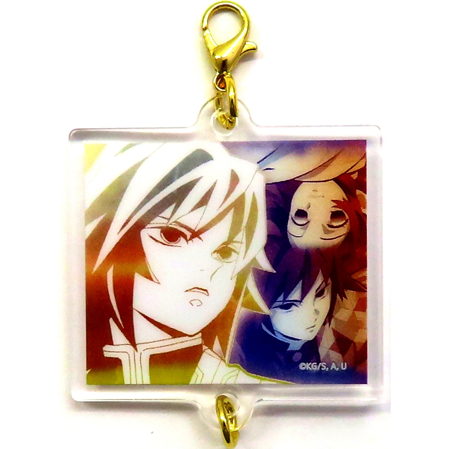 Giyu Tomioka Design 98 Demon Slayer Hashira Exhibition -To the Infinity Castle- Hashira Hyakkei Kizuna Acrylic Charm 15 [USED]